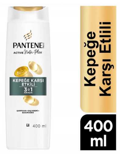 Pantene Şampuan 400ml Kepeğe Karşı 3en1*6
