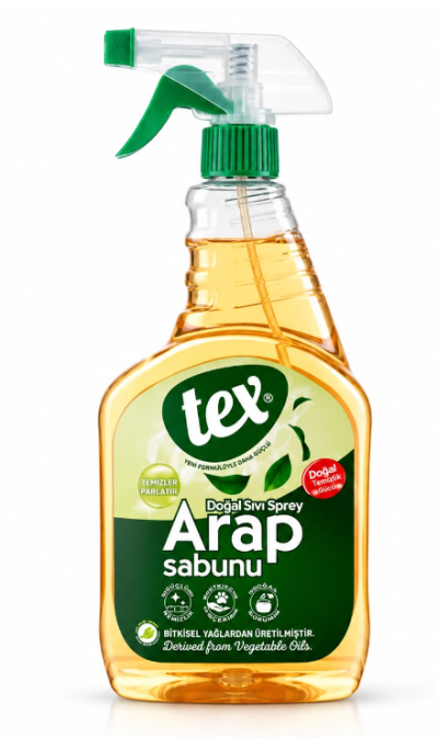 Tex Doğal Sıvı Arap Sabunu Sprey 750 Ml *12