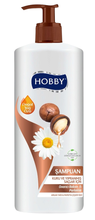 Hobby Şampuan 1000ml Argan&papatya Yağı*8
