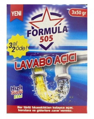 Formula 505 Lavabo Açıcı 3Lügr *50