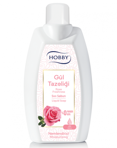 Hobby 1500 ML Sıvı Sabun Natural Gül*8