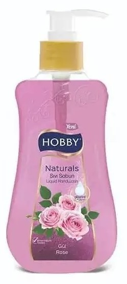 Hobby 400 ML Natural Sıvı Sabun Gül*24