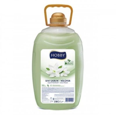 Hobby 3000 ML Sıvı Sabun Nilüfer*4