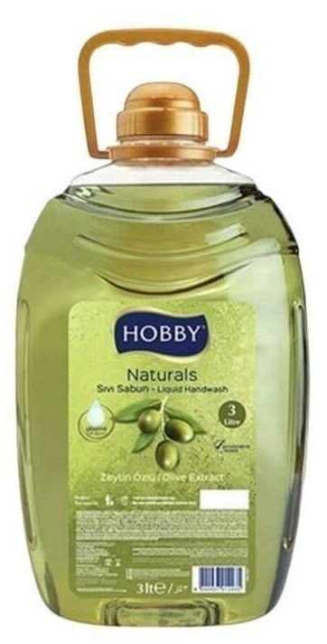 Hobby 3000 ML Sıvı Sabun Zeytinyağ*4