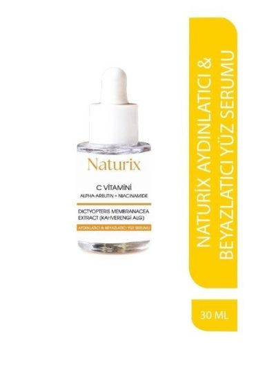 Naturix 30 Ml Aydınlat.& Beyazlatıcı Yüz Serumu*6