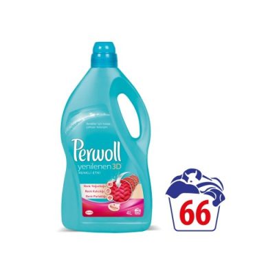Perwol 4 lt Color Canlı Renkler.  (Red) *4