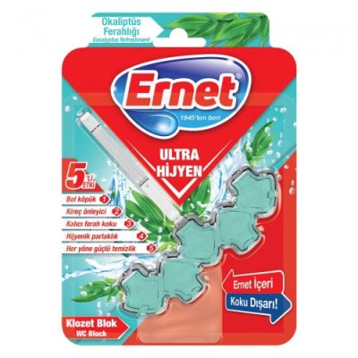 Ernet Klozet Blok Ultra Hijyen Okaliptus 50gr *24