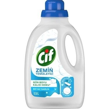 Cif Zemin Temizleyici 1500 Ml Beyaz Sabun *9
