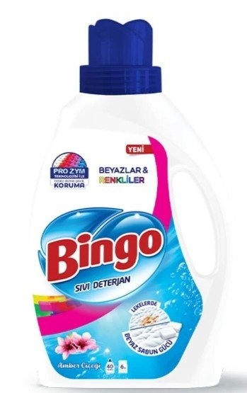 Bingo Sıvı Çamaşır Deterjanı 2600 ml Amber *6