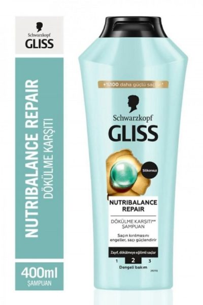 Gliss 400 Ml Şampuan Nutribalance Repair*6