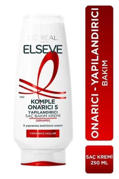 Elseve 250 Ml Saç Bakım Kremi Komple Onarıcı*6