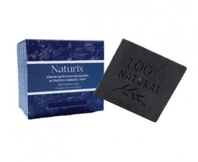 Naturix 125 Gr Kare Sabun Aktif Karbon*24
