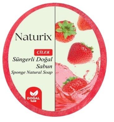 Naturix 150 Gr Süngerli Sabun Çilek*24