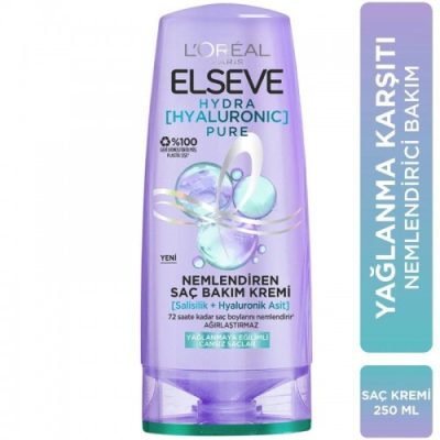 Elseve 250 Ml Saç Kremi Hyaluron Pure*6