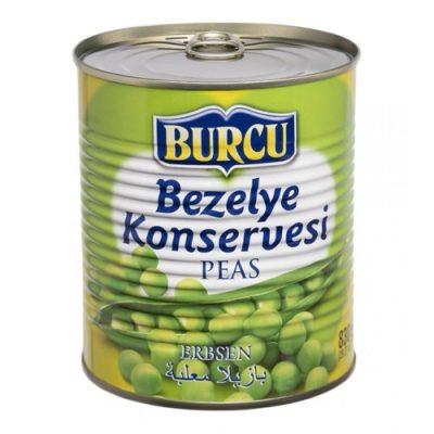 Burcu 830 Gr Bezelye Teneke*12