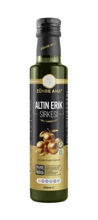 Zühre Ana 250ml Altın Erik Sirkesi*20