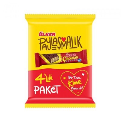 Ülker (1355-06) Çikolatalı Gofret 4 Lü 144gr*24
